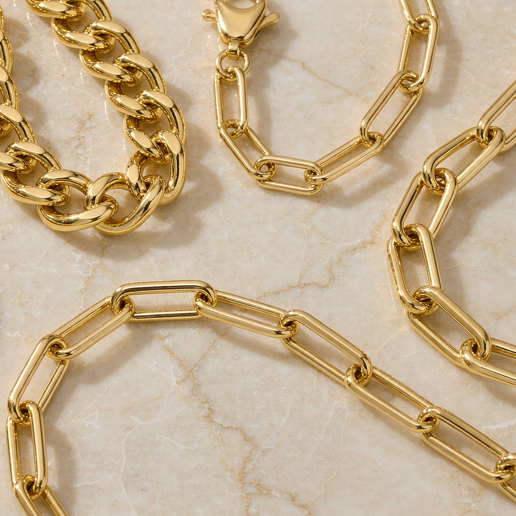 Gold chain bases
